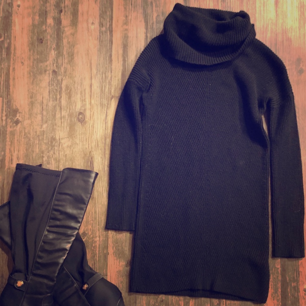 *sold* Banana republic black sweater dress